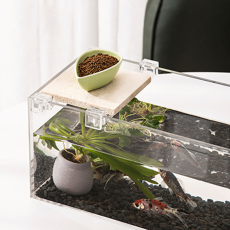 4PCS Acrylic Fish Tank Cover H - Aquarium Fish Elevator recension och pris