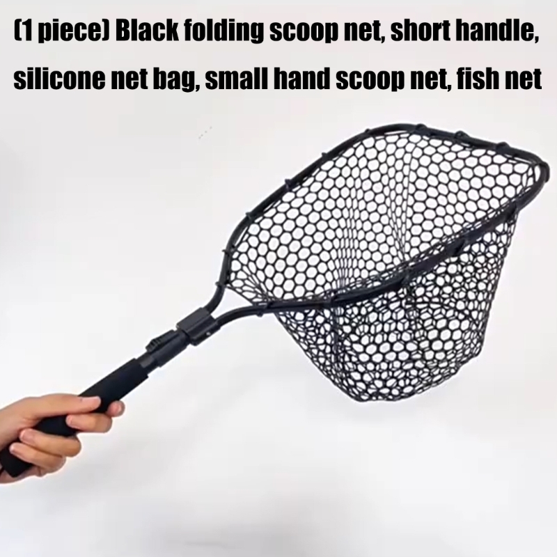 Foldable Landing Net Collapsib - Fish Net Handle recension och pris