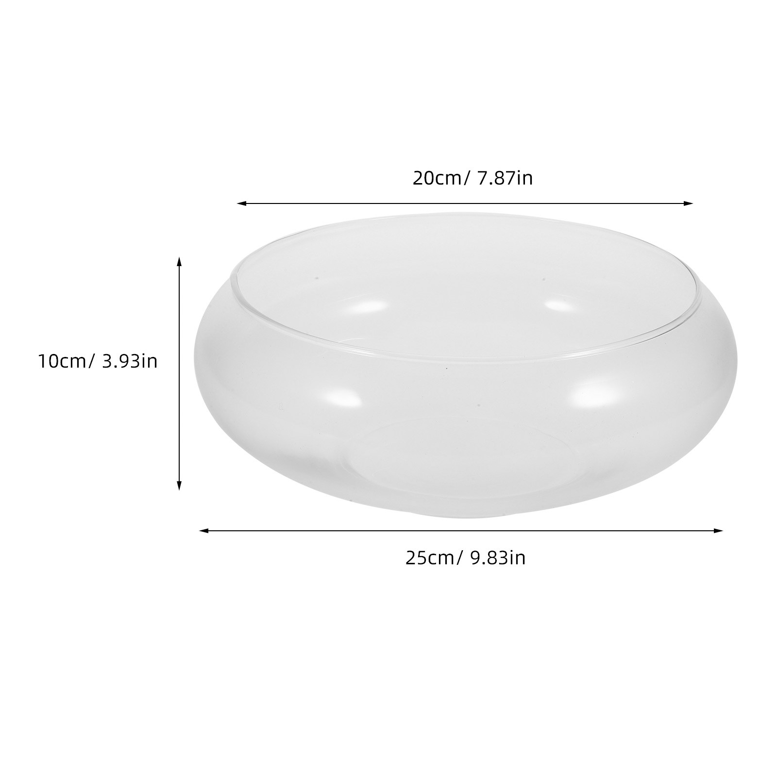 Premium Glass Fish Bowl Small  - Aquarium Fish Goldfish recension och pris