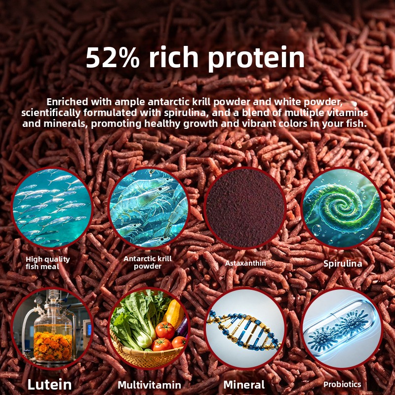 TrueHo Faux Bloodworm Fish Foo - Aquarium Fish Eggs recension och pris