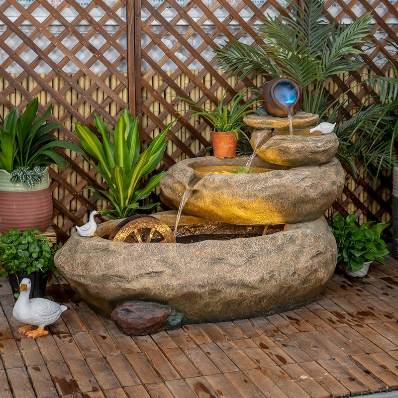 Outdoor Balcony Fish Pond Cour - Aquarium Fish Pond recension och pris