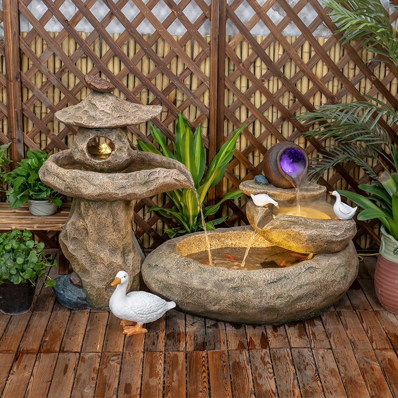 Outdoor Balcony Fish Pond Cour - Aquarium Fish Pond recension och pris