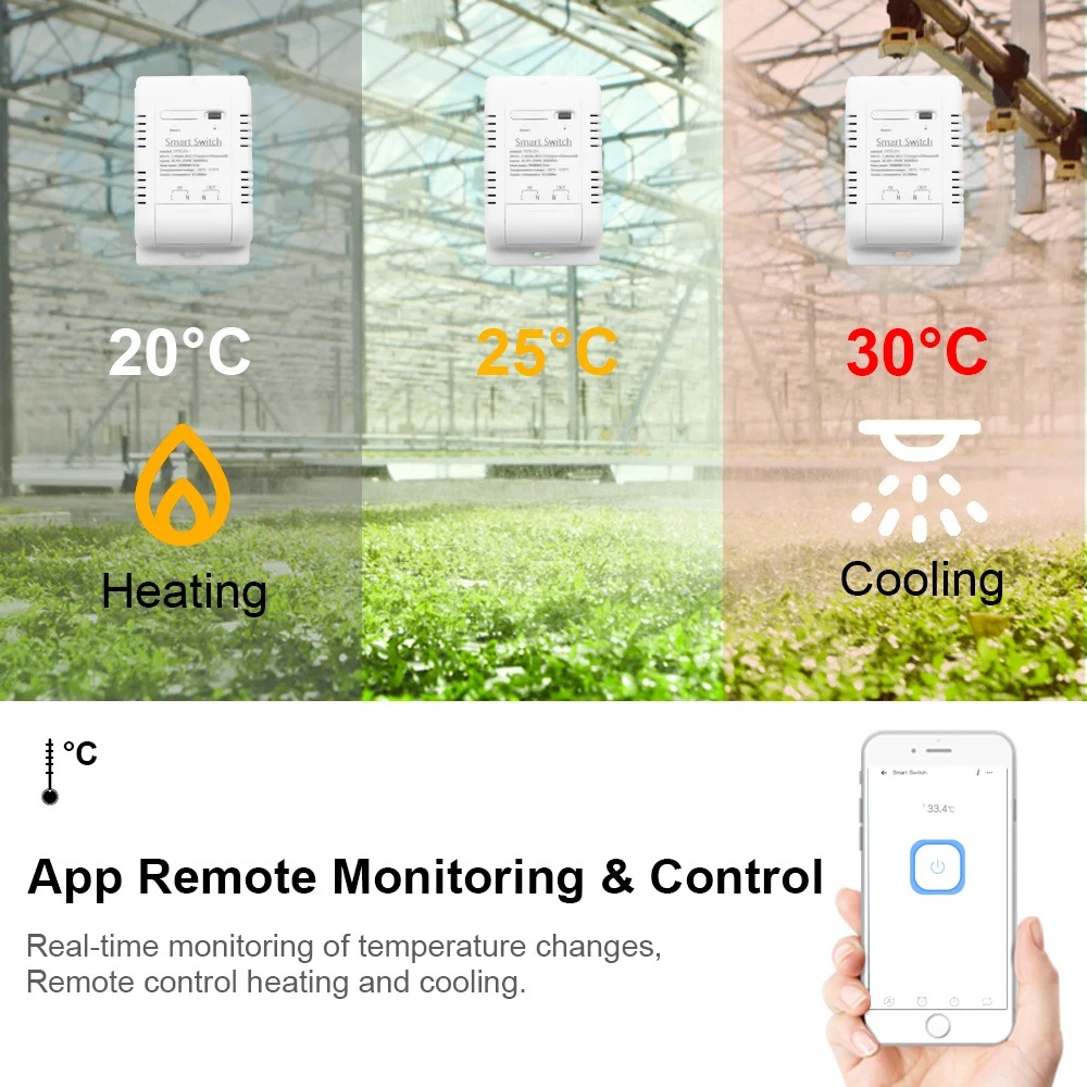 Tuya Wifi 16A/20A Smart Temper - Aquarium Fish Store recension och pris