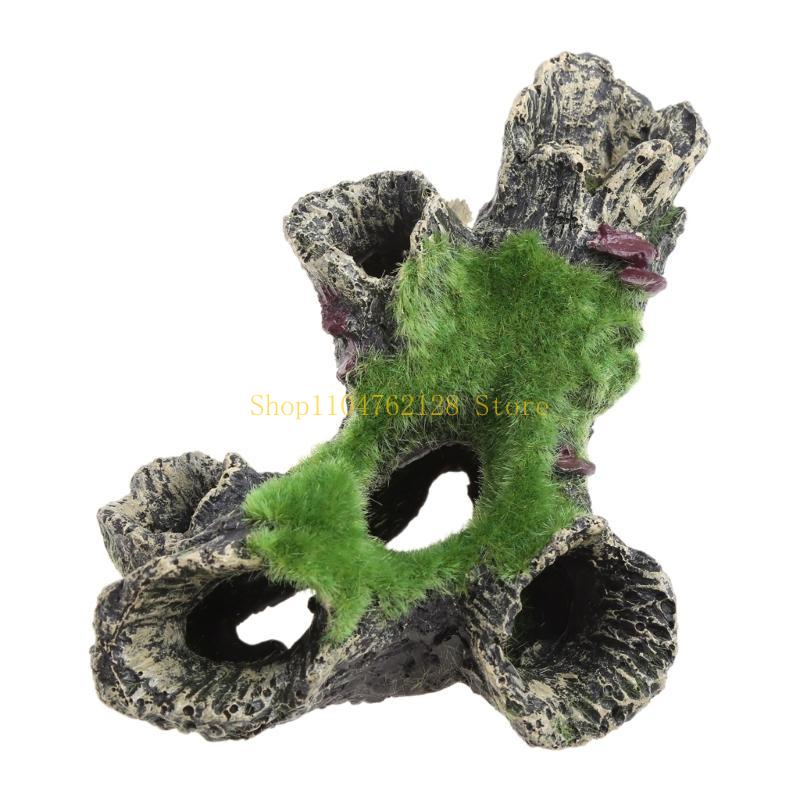 Aquarium Resin Cave Moss Tree  - Aquarium Fish For Sale recension och pris