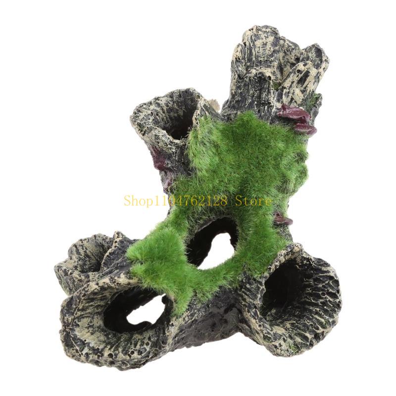 Aquarium Resin Cave Moss Tree  - Aquarium Fish For Sale recension och pris