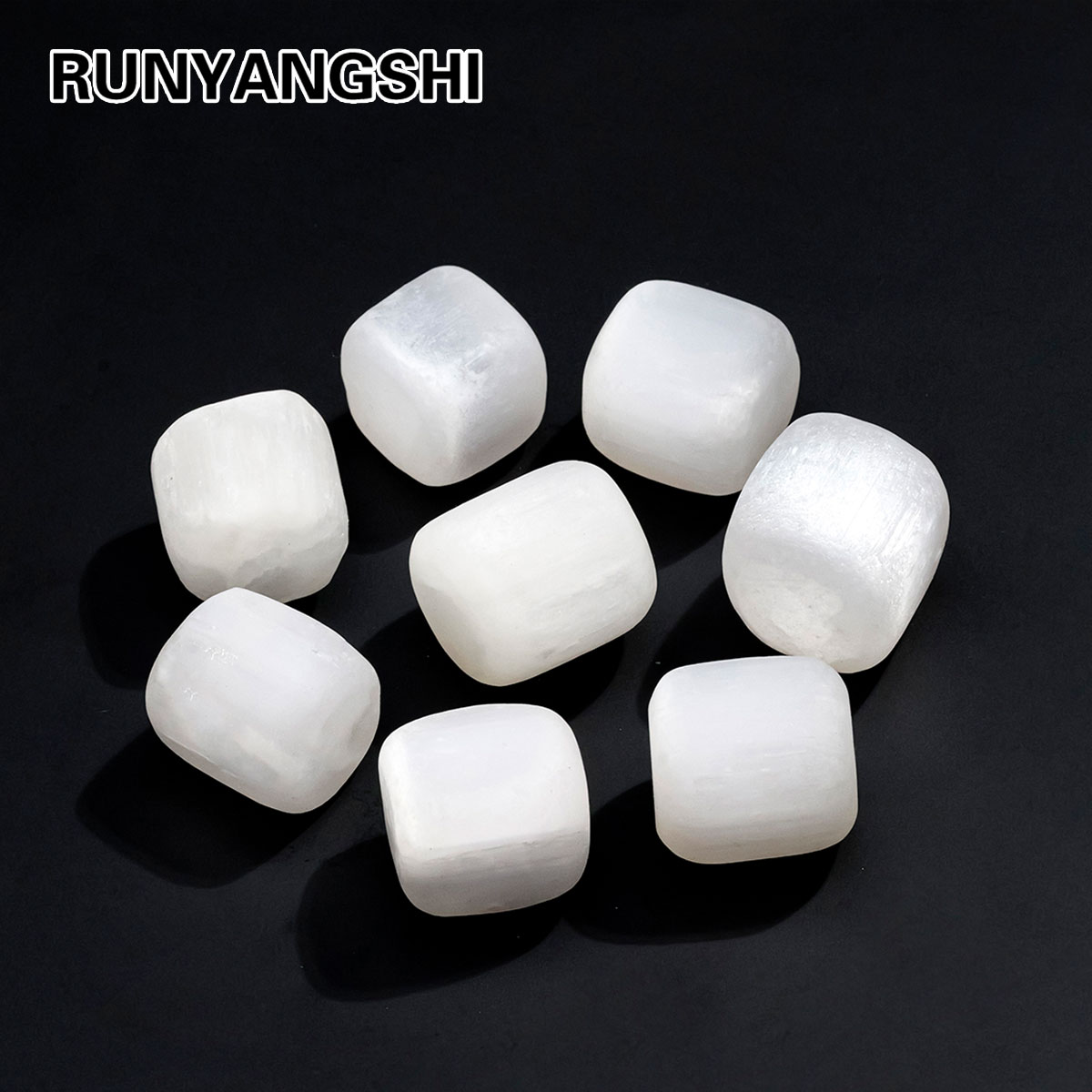 1pc Natural Selenite Rolling S - Aquarium Fish Store recension och pris