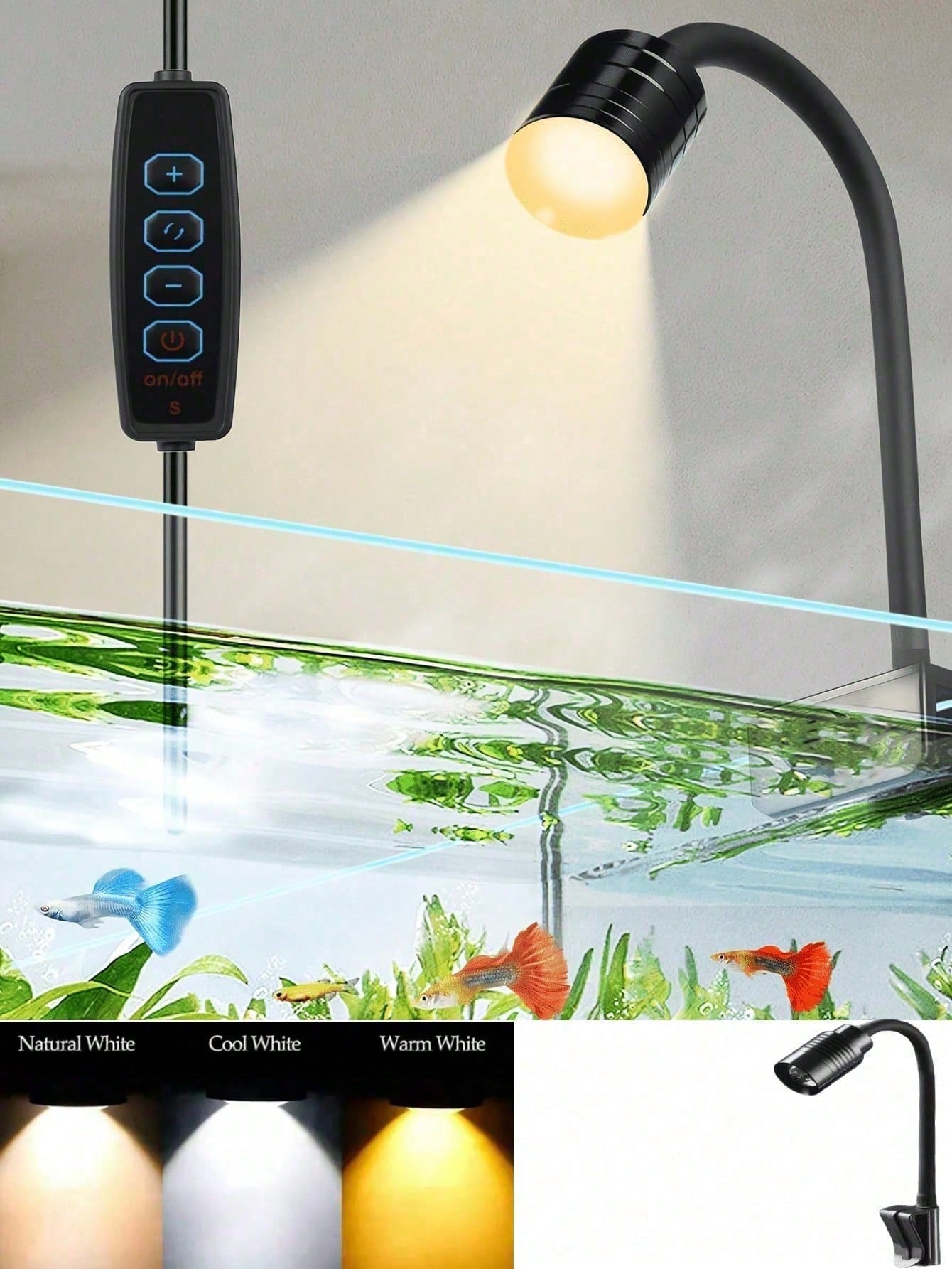 USB aquarium lights, Zoom Sout - Aquarium Fish Goldfish recension och pris