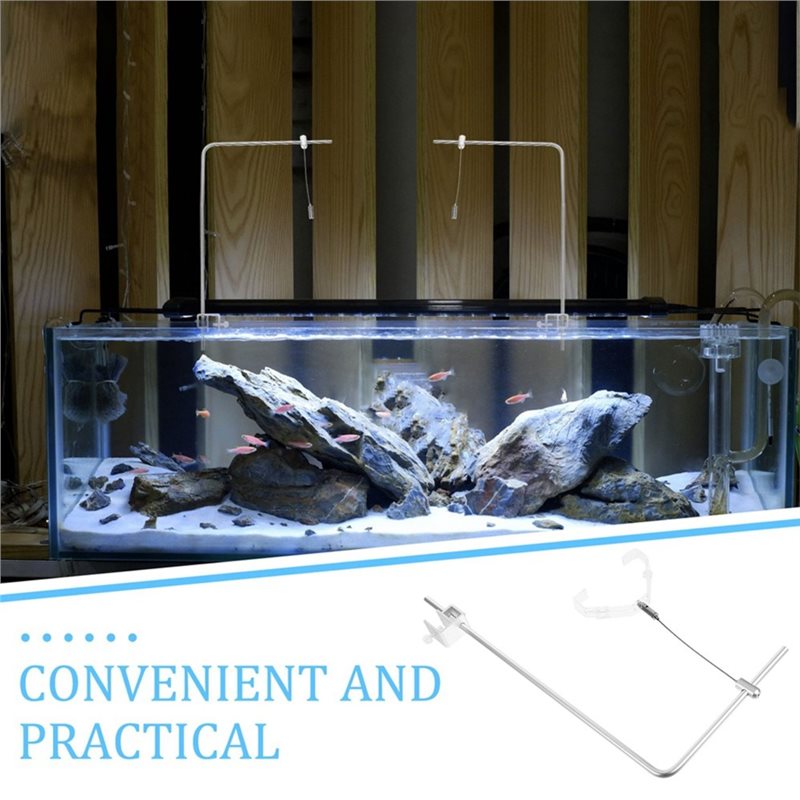 AB41-2Pcs Fish Tank Light Rack - Aquarium Fish Light Lamp recension och pris