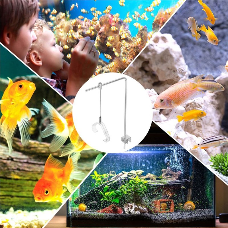 AB41-2Pcs Fish Tank Light Rack - Aquarium Fish Light Lamp recension och pris