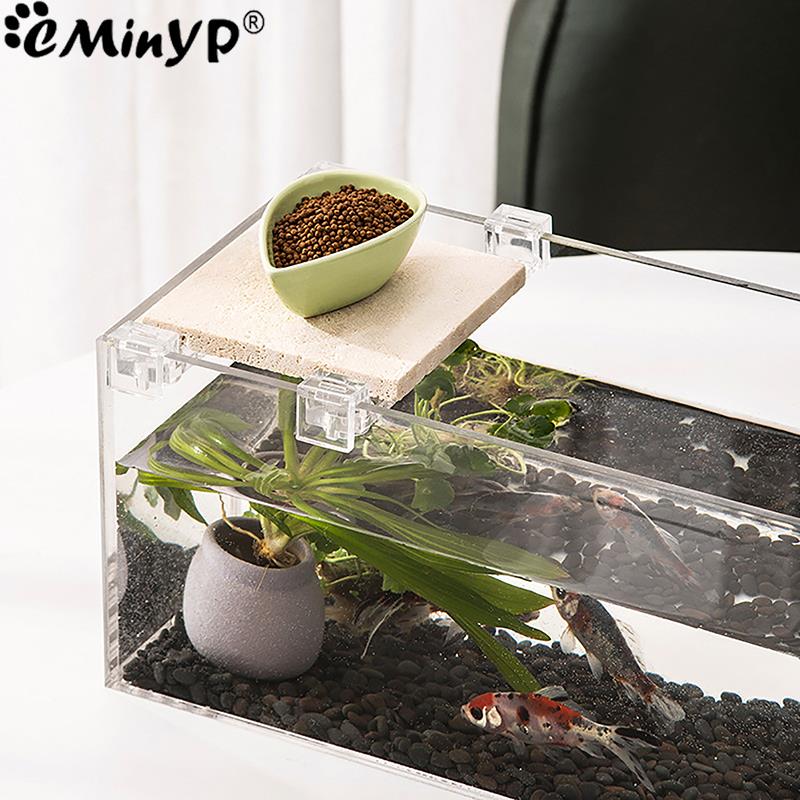 4Pcs Fish Tank Acrylic Clips f - Aquarium Fish Elevator recension och pris