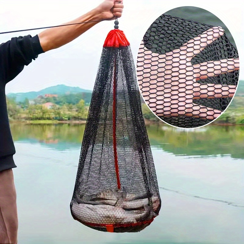 Nylon fishing net bag - Portab - Fish Net Handle recension och pris