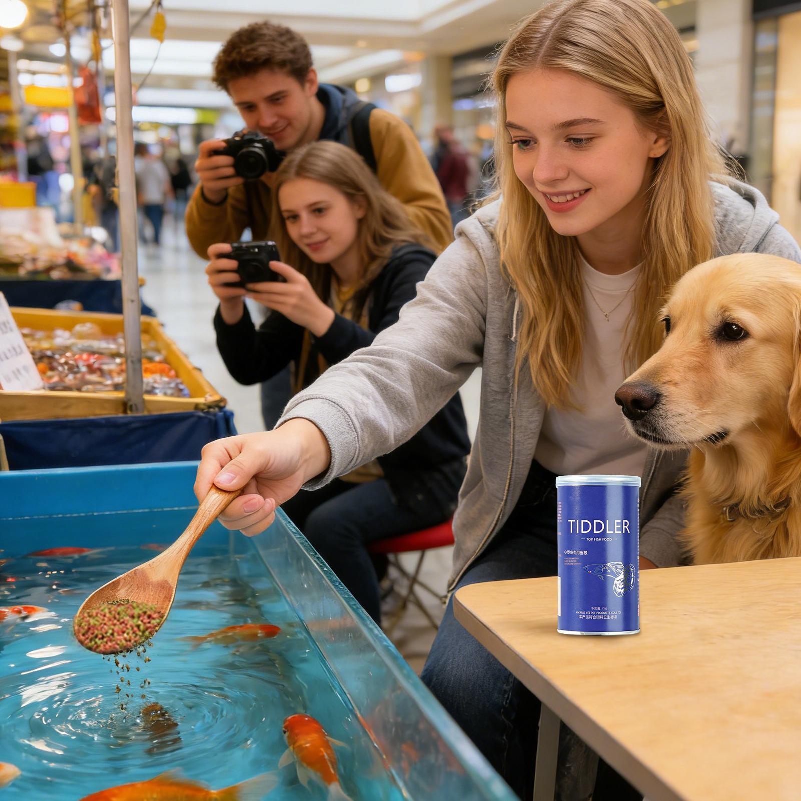 Fish Food Pellets Aquarium Tre - Aquarium Fish Store recension och pris
