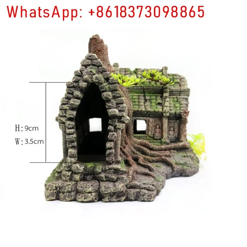 Resin Tree House Wooden Aquari - Aquarium Fish Accessories recension och pris