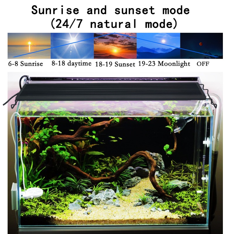 LED Fish Tank Light Full Spect - Aquarium Fish Light Lamp recension och pris