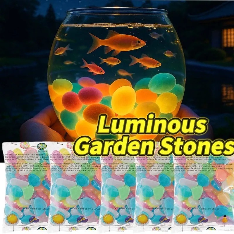 100-1000 Pcs Luminous Rock, St - Aquarium Fish Store recension och pris