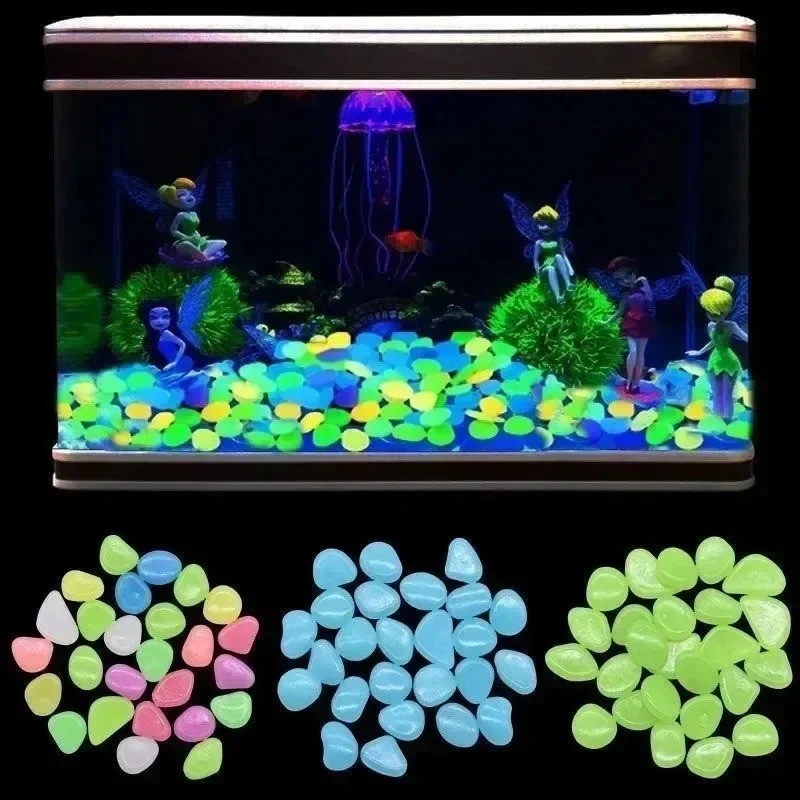 100-1000 Pcs Luminous Rock, St - Aquarium Fish Store recension och pris