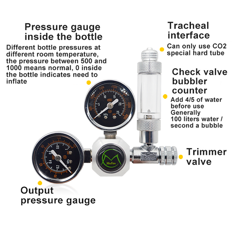 Aquarium CO2 Regulator Magneti - Aquarium Fish Store recension och pris