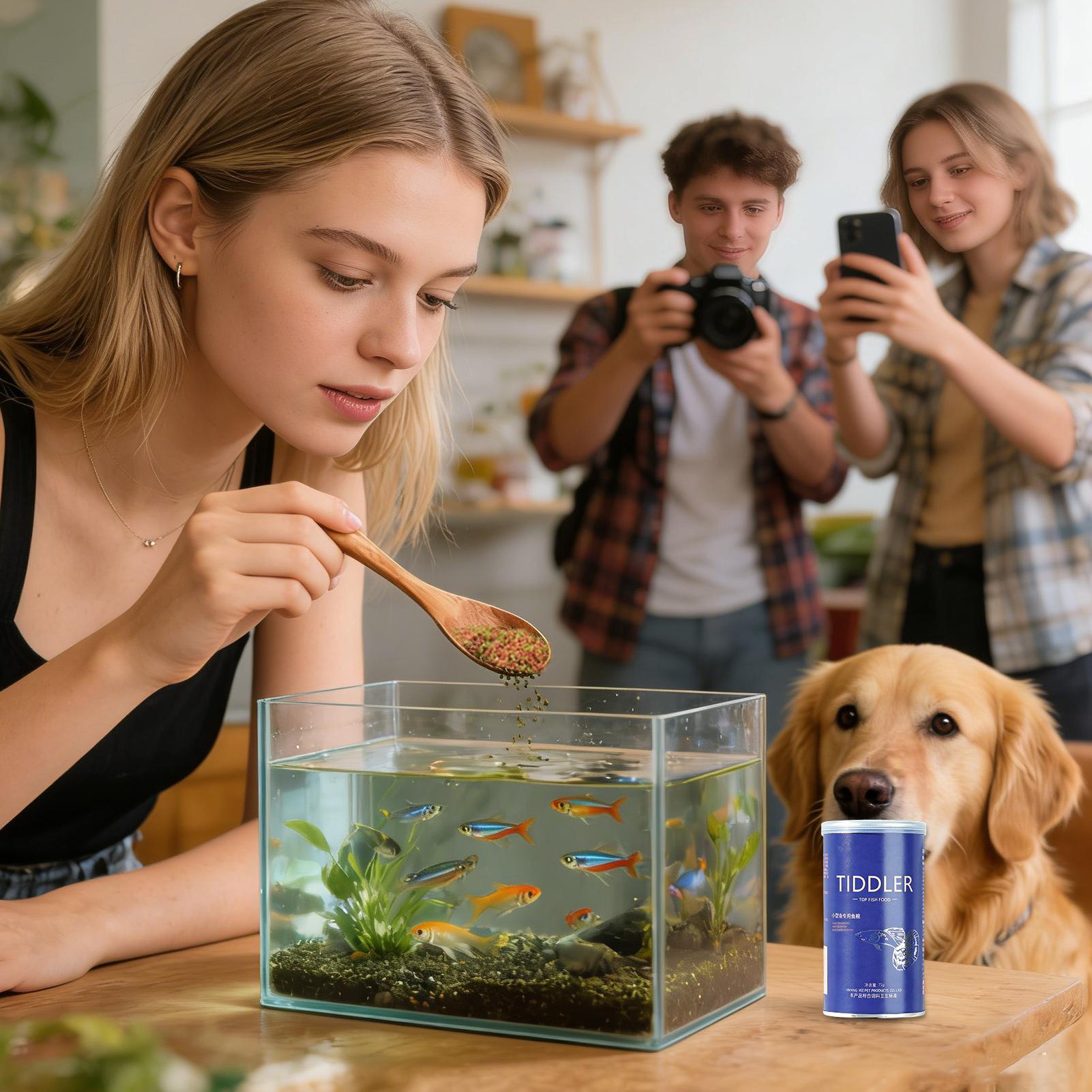 Fish Food Aquarium Feed Small  - Aquarium Fish Store recension och pris