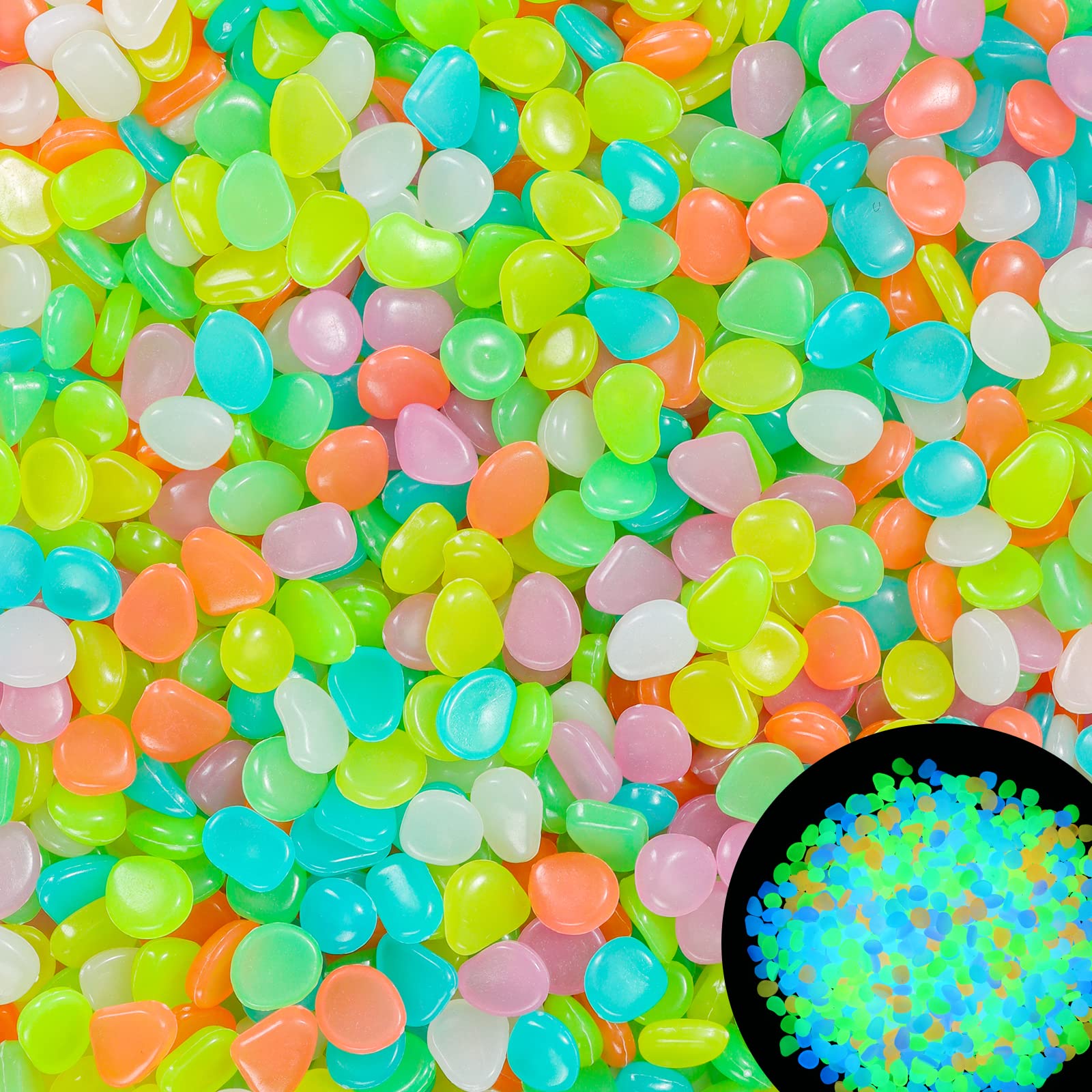 100Pcs Glow in the Dark Garden - Aquarium Fish Store recension och pris