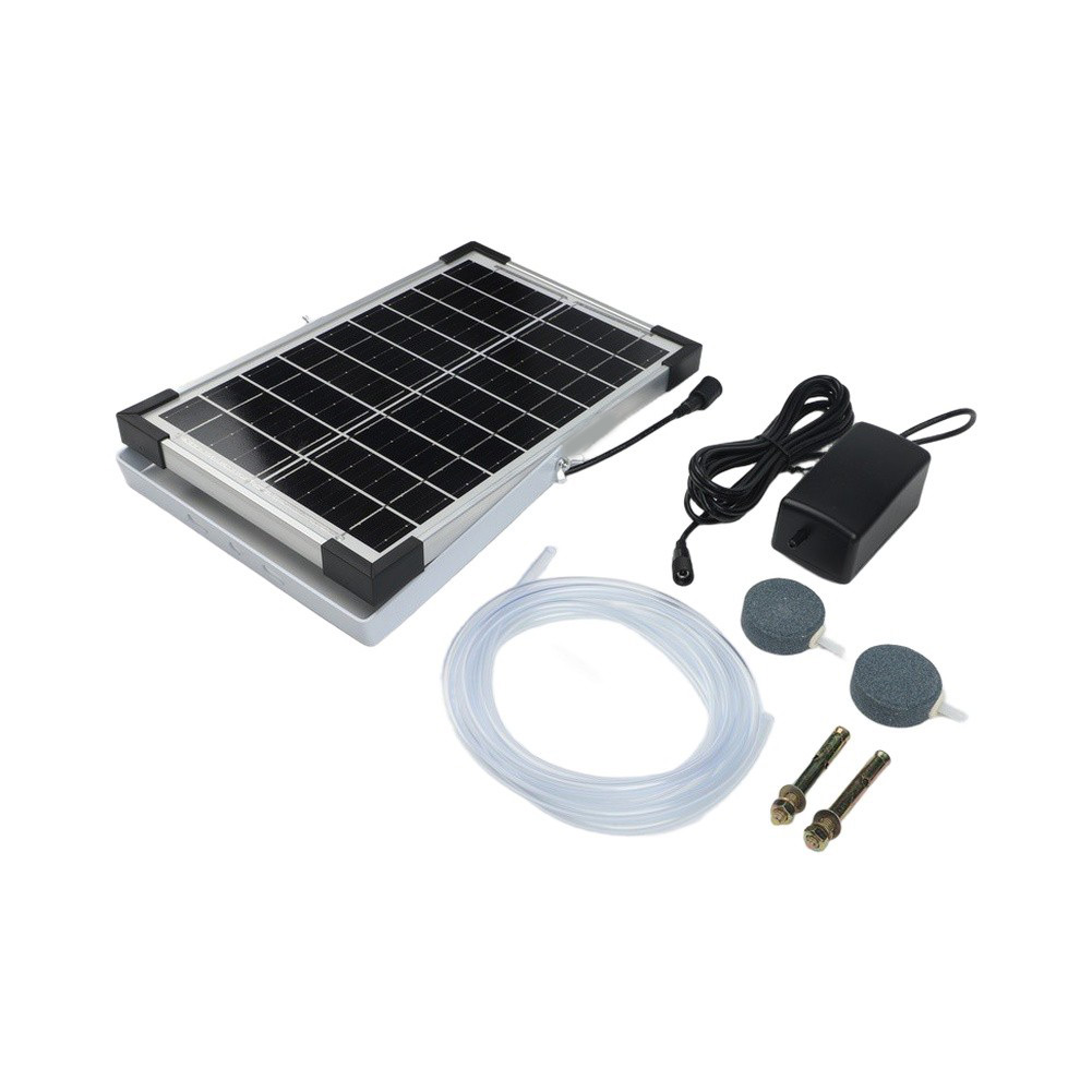 Solar Powered Pond Oxygenator  - Aquarium Fish Pond recension och pris