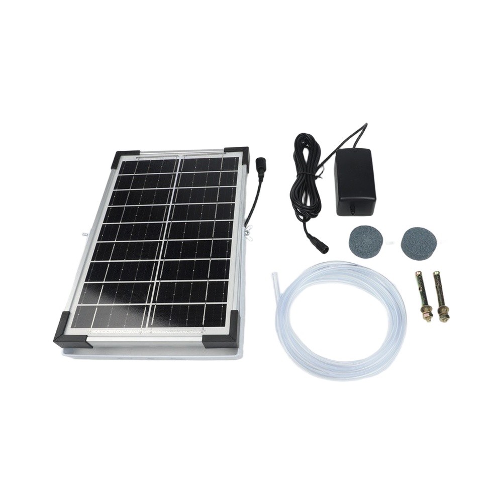 Solar Powered Pond Oxygenator  - Aquarium Fish Pond recension och pris