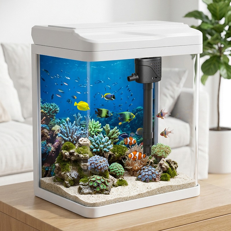 Glass fish tank, home small fi - Aquarium Fish No Need Oxygen recension och pris