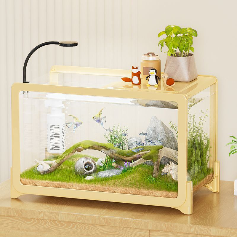 Small Aquariums Desktop Decora - Aquarium Fish Goldfish recension och pris